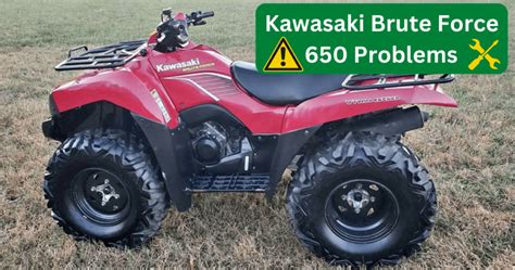3,787 Posts. . Kawasaki brute force 650 problems